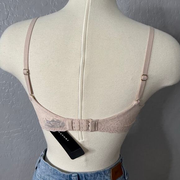 Natori Sheer Glamour Push-Up Underwire Bra, Light Mocha, 32C - Picture 2 of 4